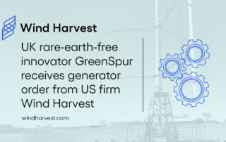 Wind Harvest uses Rare-Earth-Free Magnents